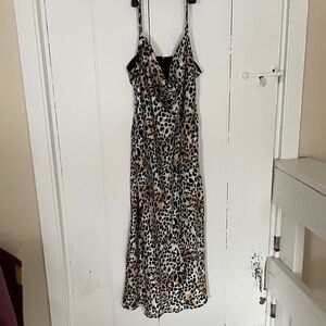 BCBG Paris Animal Print Midi Dress